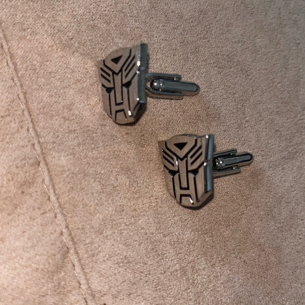 Silver Transformer Cufflinks - Picture 2 of 4